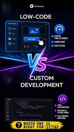 Choosing Between Low-Code and Custom Dev? Watch This Before You Decide