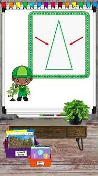 Learn all about triangles! Get the details triangles and what kinds there are. #shorts