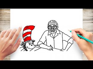 How to Draw Dr Seuss Step by Step