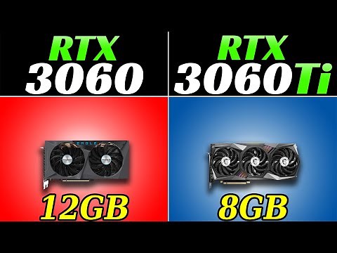 RTX 3060 vs. RTX 3060 Ti | 12GB vs. 8GB | How Much Performance Difference?