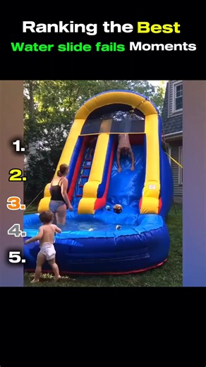Ranking the best Water slide fails
