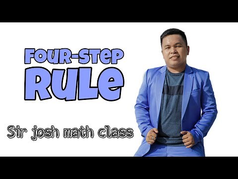 FOUR-STEP RULE (DIFFERENTIAL CALCULUS)