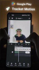 Testing my motion tracking video editor app for Android using video from: lajary_ (TikTok)