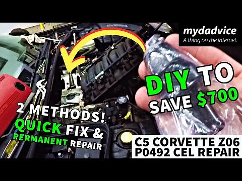 P0492 CEL FIX for C5 Corvette!! (Base & Z06)