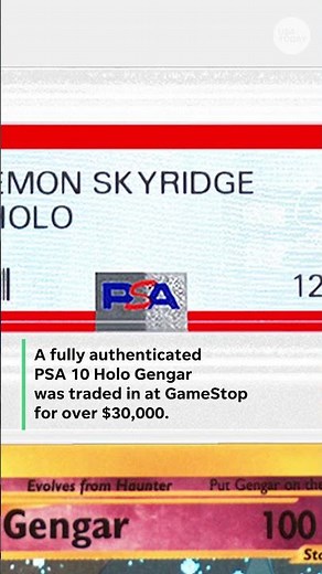 GameStop pays customer $30,494 for perfect condition Gengar Pokémon card