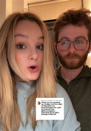 Replying to @arielle h UPDATE: @Bloomingdales response to the note in our Chanukah pajamas. While we aren’t 100% satisfied yet, we want to give Bloomingdale’s some credit on their initial response. Ft: @arielle h