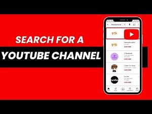 How To Search for a YouTube Channel