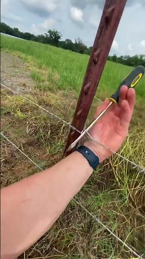 How to install a T-post clip