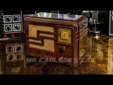 FADA Radio Receiver From 1937 Electronic Restoration! [Repair]