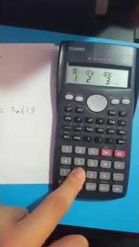 fx-82MS calculator( Standard deviation)