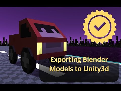 Exporting Blender Models to Unity3d