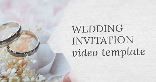 Wedding Invitation | Biteable Video Templates