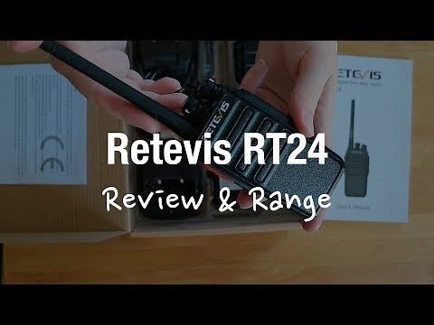 Retevis RT24 PMR Radio Review & Range Test