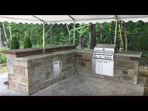 How to Build an Outdoor Kitchen - Modular Panel Assembly