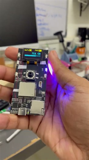 Cool Robot Themed PCB Board with Display, Buttons & Type C!