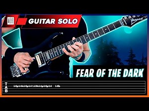 Iron Maiden - Fear Of The Dark 【 GUITAR SOLO LESSON 】