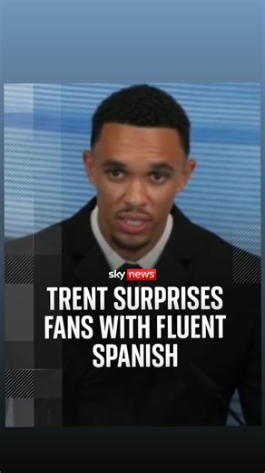 Sara Duque | Football Language Coach on Instagram: "5 months. 🗣️🇪🇸 That’s all it took, but it wasn’t easy. Trent didn’t just learn Spanish. He chose to start from zero, to sound imperfect, to keep showing up, day by day. When he stood on that stage in Madrid and spoke with calm, clarity, and heart, it wasn’t about fluency. It was about respect, courage, and a genuine desire to belong. As his language coach, that moment meant everything. Because what I saw wasn’t just a pl