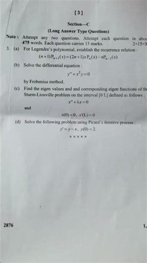 #prof_Rajendra_University #MSc 3rd Sem,2025-26 Ordinary Differential Eq and Boundary Value Problem