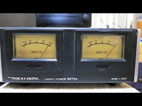 Realistic APM-100 Power Meter- Vintage Audio Review Episode #26
