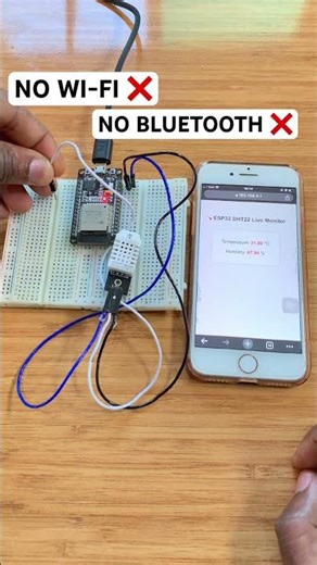 Display DHT22 sensor data on a web browser using ESP32 & Websockets