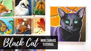 How to Paint a Cat,  A Tutorial | 40 Easy Lessons on Painting a Cat