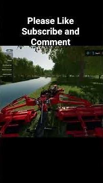 Farming Simulator 22 Pioneers map (mod) Mowing the Road before Painting #shorts