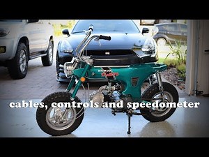 Cables, Throttle, Headlight, and Speedometer Install in the 1970 CT70 HKO