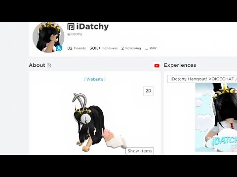 ROBLOX EMOTES ON PROFILE HOW TO DO IT EARLY