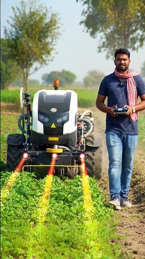 AI Farming Technology | Remote Controlled Smart Tractor