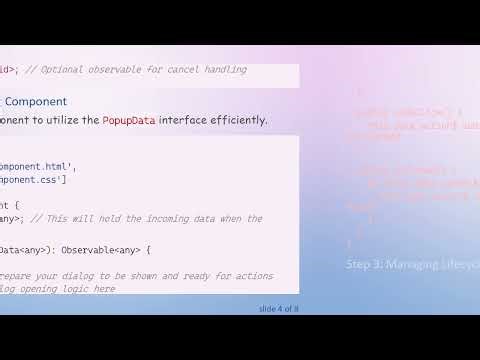 Efficiently Opening a Dialog in Angular with Observables: Best Practices and Solutions