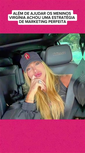 Além de ajudar os meninos Virgínia achou uma estratégia de marketing perfeita #fofoca #entretenimento