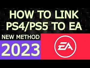 How to Link a PS4 PS5 PSN account to EA Play, Apex Legends, Fifa, Madden 2023, ea sports fc 24