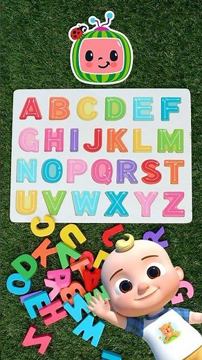 ABCD Rainbow Letters! Follow along and learn the whole alphabet! #shorts #cocomelon