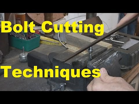 How to Cut a Bolt - Without Damaging Threads - (2 Options)