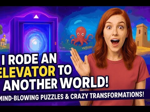 I Rode a Mysterious Elevator to Another World! 😱