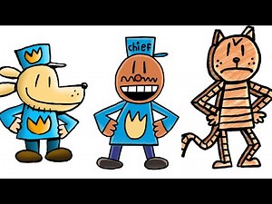 How to draw Dog Man/ Petey/ Chief easily