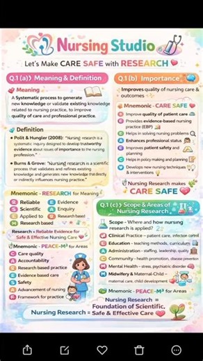Research !!meaning !!definition !!scope!!areas!!importance!! #nursingstudents
