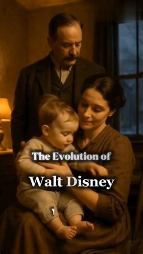 Evolution of Walt Disney 🌟 | From Childhood to Legacy | #shorts