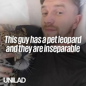 This guy and his pet Leopard are inseperable 😍🐆 | UNILAD