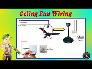 How to Wire Ceiling Fan and Fan Regulator / Ceiling Fan Connection / Fan Regulator Connection