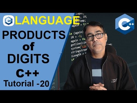 Product Numbers of Digits Using While and For Loop In C++ for beginners | CPP Tutorial - 20