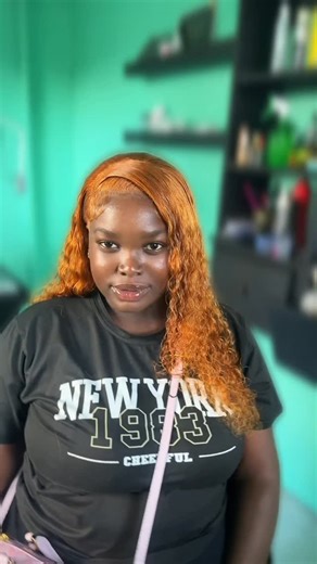 Slay_with_Kim K✨ on Instagram: "Frontal wig installation on my doll💋🥰 #hairstylist #frontalinstall #doll😍"