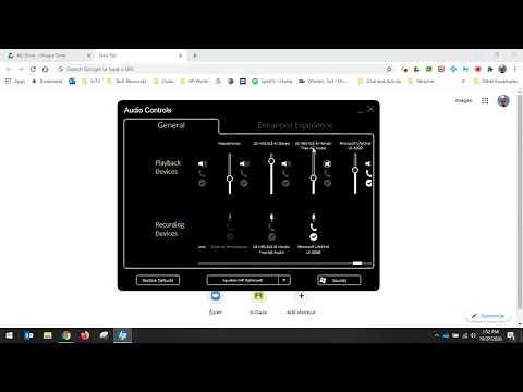 HP Audio Control Panel
