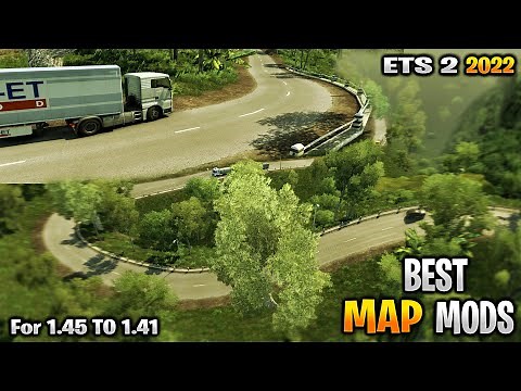 Explorable & Adventurous Best Map Mods for ETS2 1.45-1.41 | ETS2 mods