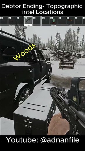 Debtor Ending |Topographic Intel Locations | Escape from Tarkov #9800x3d #gaming #5070ti