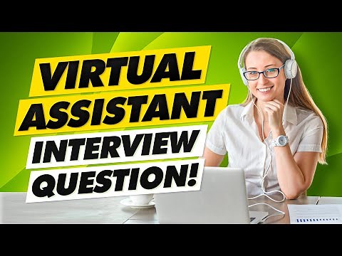 VIRTUAL ASSISTANT Interview Questions & Answers! (How to Successfully PASS a VA Job Interview!)