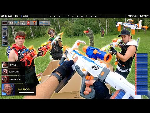 NERF GUN BATTLE ROYALE - Part 1 (Nerf First Person Shooter!)