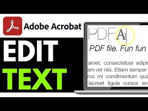 How to Edit Text on Adobe Acrobat 2026 (Beginner Guide)