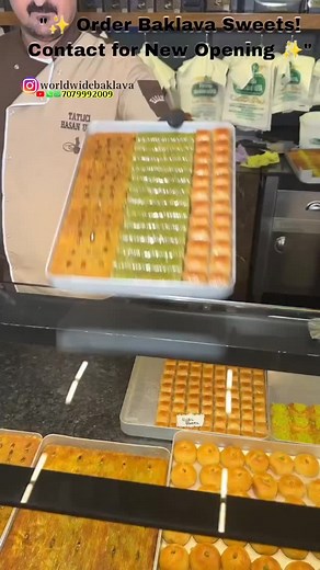 50 reactions | Baklava sweet Oder 7079992009 All Chef available...