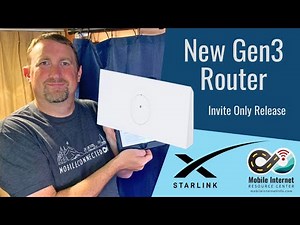 Starlink Releases New Gen 3 Router - Currently by Invite Only